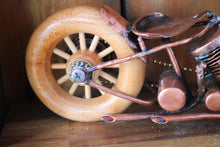 Load image into Gallery viewer, Patina Pan Head - Handcrafted motorcycle art