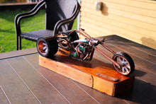 Load image into Gallery viewer, On Trike - Handcrafted motorcycle art