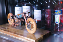 Load image into Gallery viewer, Patina Pan Head - Handcrafted motorcycle art